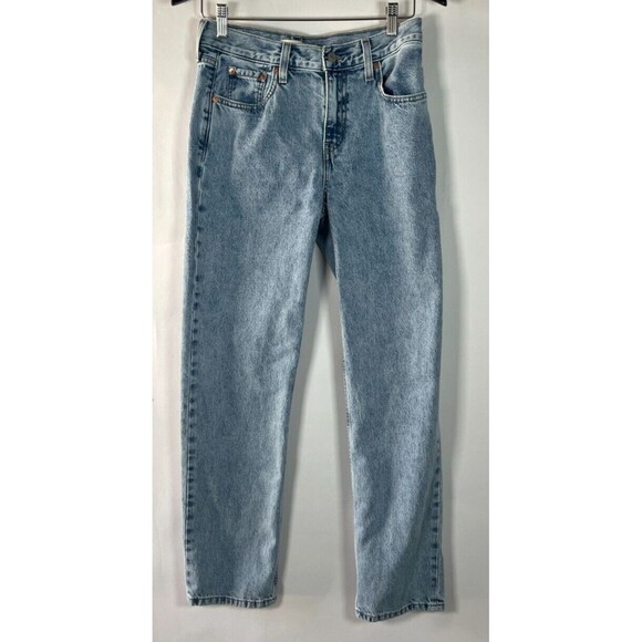 Levis Low Pro Straight Leg Jeans Size 26 Medium Wash Casual Everyday Denim - Picture 1 of 13